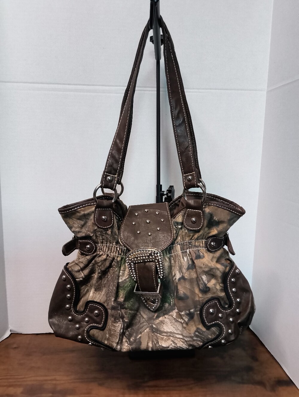 RealTree Woodland Camouflage Buckle Shoulder Bag